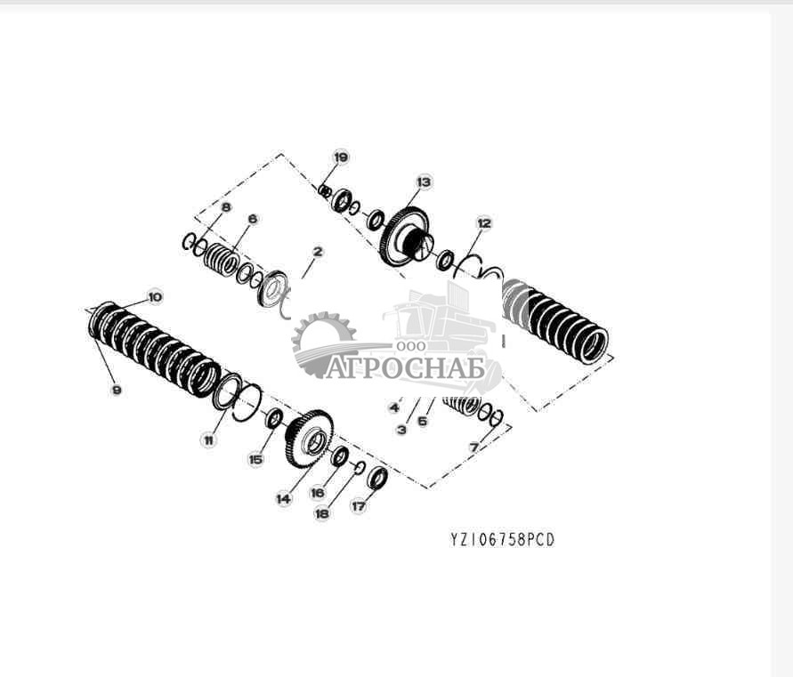 YZ106758 Узел пятой ступени 